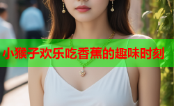 小猴子欢乐吃香蕉的趣味时刻